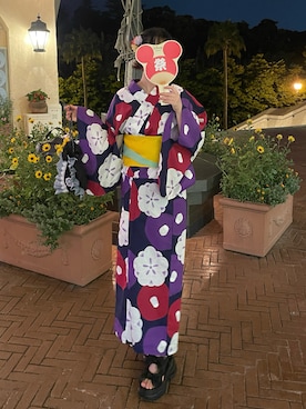 「Handmade（ハンドメイド）のアイテム」を使った、MIHOさん（レディース・153cm）の夏コーディネート