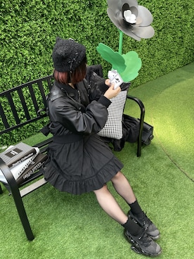 「アイテム（ワンピース）」を使った、MIHOさん（レディース・153cm）の秋コーディネート