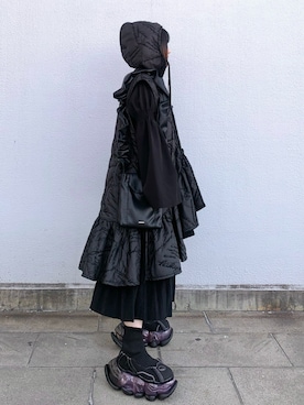 「アイテム（ブーツ）」を使った、MIHOさん（レディース・153cm）の秋コーディネート