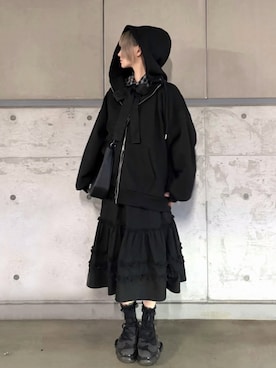 「ELUNIS（エルニス）のアイテム」を使った、MIHOさん（レディース・153cm）の秋コーディネート