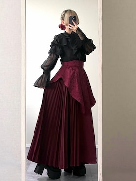 「classicalelf（クラシカルエルフ）のアイテム（トップス）」を使った、MIHOさん（レディース・153cm）の夏コーディネート