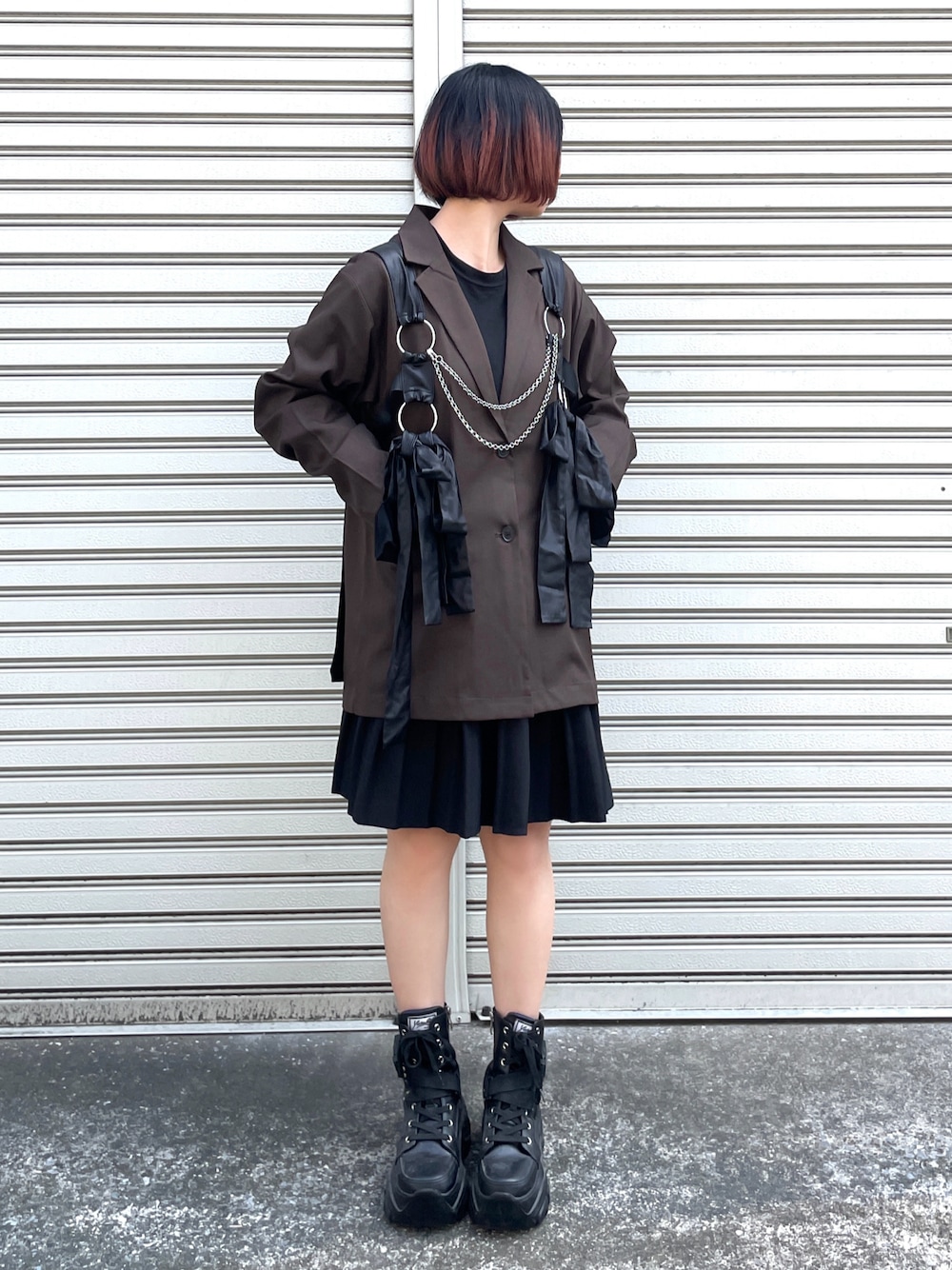 Multi-layered リボンハーネスを使った人気ファッションコーディネート