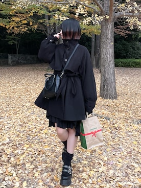 「おでかけコーデ」｜MIHOさん（レディース・153cm）の冬コーディネート