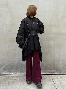 「grounds（グラウンズ）のアイテム（シューズ）」を使った、MIHOさん（レディース・153cm）の春コーディネート