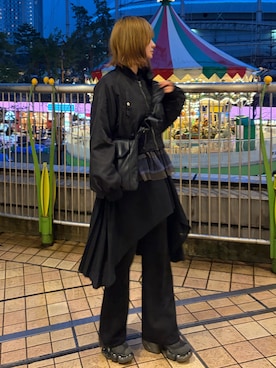 「grounds（グラウンズ）のアイテム」を使った、MIHOさん（レディース・153cm）の春コーディネート