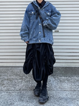 「merry jenny（メリージェニー）のribbonワンショルダーバッグ（ショルダーバッグ）」を使った、MIHOさん（レディース・153cm）の春コーディネート