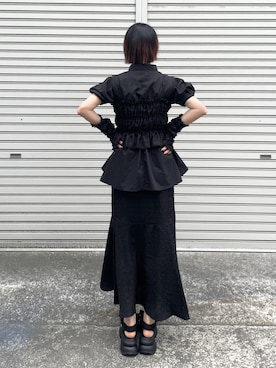 「アイテム（アームカバー）」を使った、MIHOさん（レディース・153cm）の夏コーディネート