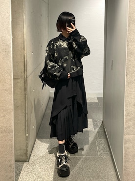 「アイテム（ショルダーバッグ）」を使った、MIHOさん（レディース・153cm）の秋コーディネート