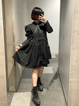 「アイテム（ワンピース/ドレス）」を使った、MIHOさん（レディース・153cm）の秋コーディネート