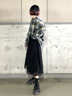 「アイテム（パンツ）」を使った、MIHOさん（レディース・153cm）の夏コーディネート