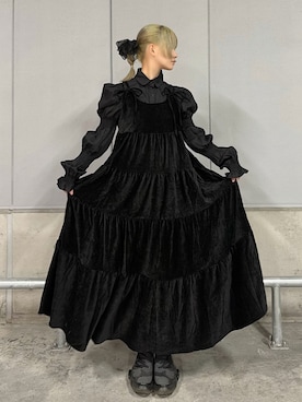 「アイテム（ワンピース/ドレス）」を使った、MIHOさん（レディース・153cm）の秋コーディネート