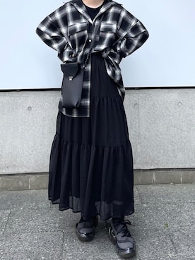 「grounds（グラウンズ）のアイテム」を使った、MIHOさん（レディース・153cm）の秋コーディネート