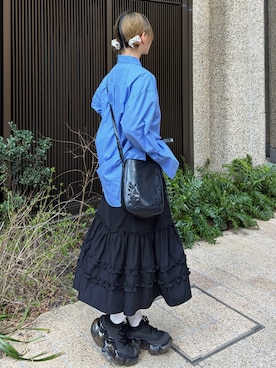 「HARE（ハレ）のアイテム（バッグ）」を使った、MIHOさん（レディース・153cm）の春コーディネート