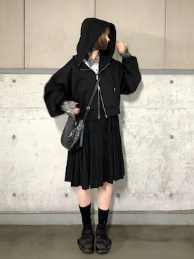 「grounds（グラウンズ）のアイテム（シューズ）」を使った、MIHOさん（レディース・153cm）の春コーディネート