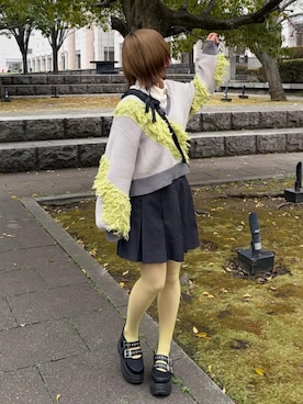 「YOSUKE（ヨースケ）のアイテム」を使った、MIHOさん（レディース・153cm）の春コーディネート