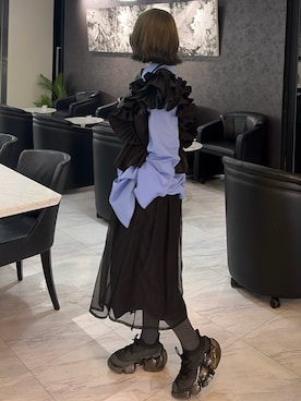 「アイテム（フォーマルスーツ/小物）」を使った、MIHOさん（レディース・153cm）の冬コーディネート