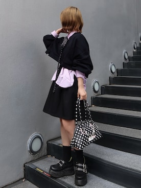 「ammy.（エイミードット）のアイテム」を使った、MIHOさん（レディース・153cm）の春コーディネート