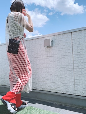 u.saさん（レディース・159cm）の夏コーディネート