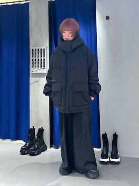 「154cm」｜「アイテム（ブルゾン）」を使った、しらこさん（レディース・154cm）の秋コーディネート