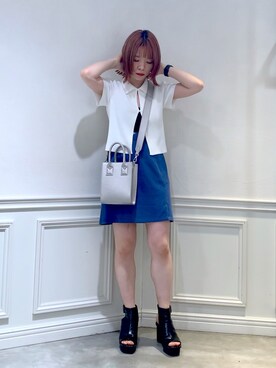 「PAGEBOY CORE」｜しらこさん（レディース・153cm）の夏コーディネート