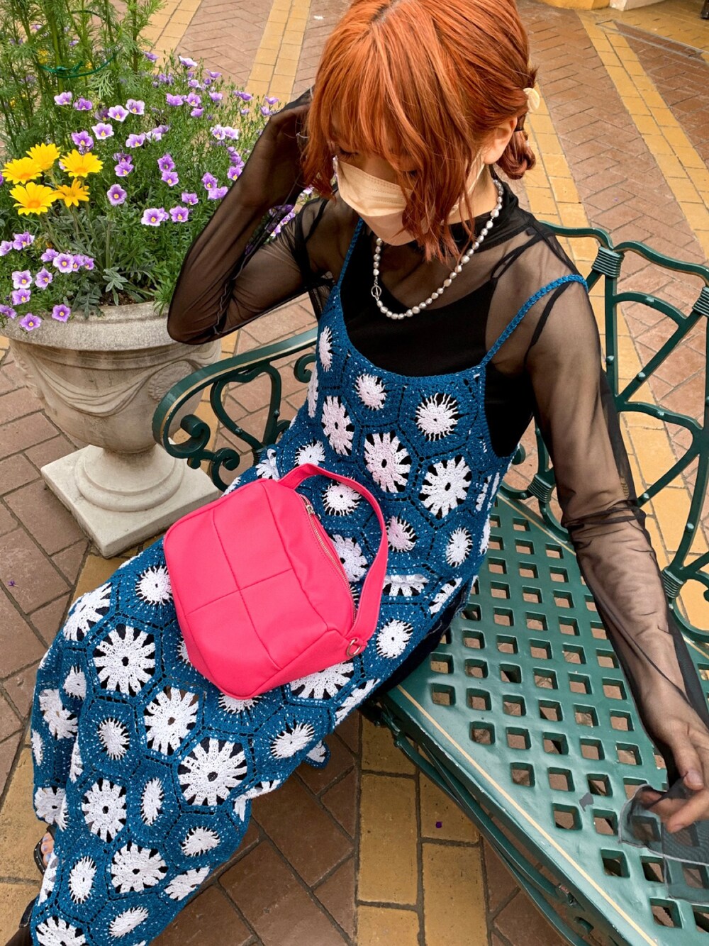 PAGEBOY（ページボーイ）の「クロシェライクキャミワンピース