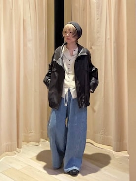 しらこさん(レディース・154cm)の秋コーディネート