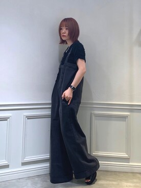 「PBLIM（ページボーイリム）のアイテム（アクセサリー）」を使った、しらこさん（レディース・153cm）の夏コーディネート