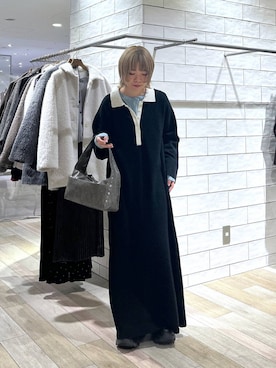 「アイテム（ママ＆ベビー）」を使った、しらこさん（レディース・154cm）の冬コーディネート