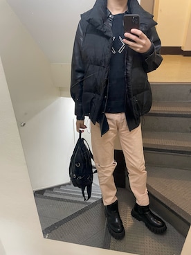 「アイテム（スウェット）」を使った、JUNさん（メンズ・167cm・30代）の秋コーディネート