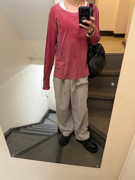 「SHEEN（シーン）のアイテム」を使った、JUNさん（メンズ・167cm）の春コーディネート