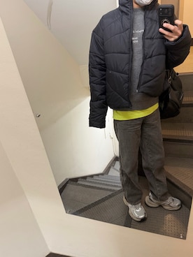 「SHEEN（シーン）のアイテム」を使った、JUNさん（メンズ・167cm）の冬コーディネート