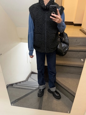 「アイテム（スウェット）」を使った、JUNさん（メンズ・167cm・30代）の秋コーディネート