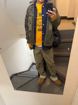 「SHEEN（シーン）のアイテム」を使った、JUNさん（メンズ・167cm）の冬コーディネート