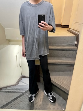 「SpRay（スプレイ）のアイテム（パンツ）」を使った、JUNさん（メンズ・167cm）の秋コーディネート