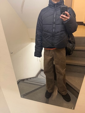 「SHEEN（シーン）のアイテム」を使った、JUNさん（メンズ・167cm）の冬コーディネート