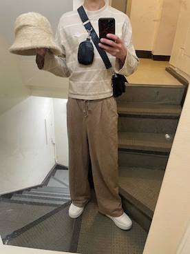 「classicalelf（クラシカルエルフ）のアイテム」を使った、JUNさん（メンズ・167cm）の秋コーディネート