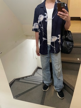 「アイテム（パンツ）」を使った、JUNさん（メンズ・167cm・30代）の夏コーディネート