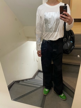 「アイテム（スニーカー）」を使った、JUNさん（メンズ・167cm・30代）の秋コーディネート