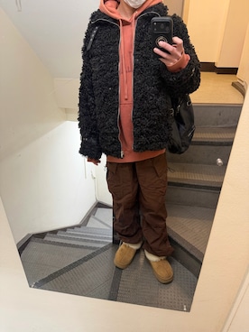 「SHEEN（シーン）のアイテム」を使った、JUNさん（メンズ・167cm）の冬コーディネート