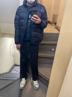 「WHITE（ホワイト）のアイテム」を使った、JUNさん（メンズ・167cm）の春コーディネート