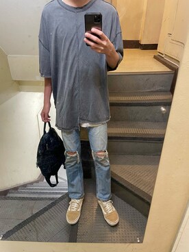 Vans バンズ のスニーカー ベージュ系 を使ったメンズ人気ファッションコーディネート Wear