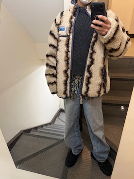 「SHEEN（シーン）のアイテム」を使った、JUNさん（メンズ・167cm）の冬コーディネート