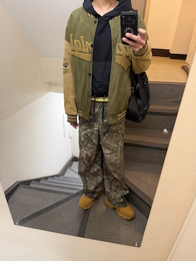 「アイテム（パーカー）」を使った、JUNさん（メンズ・167cm・30代）の秋コーディネート