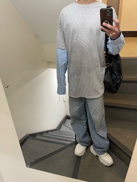 「アイテム（スニーカー）」を使った、JUNさん（メンズ・167cm・30代）の秋コーディネート