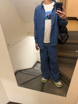 「Paul Smith（ポールスミス）のアイテム」を使った、JUNさん（メンズ・167cm）の夏コーディネート