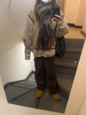 「SHEEN（シーン）のアイテム」を使った、JUNさん（メンズ・167cm）の冬コーディネート