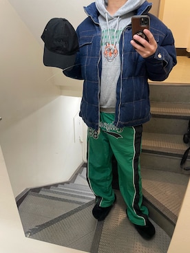「アイテム（その他アウター）」を使った、JUNさん（メンズ・167cm・30代）の秋コーディネート