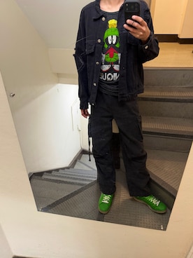「ANAP（アナップ）のアイテム」を使った、JUNさん（メンズ・167cm）の春コーディネート