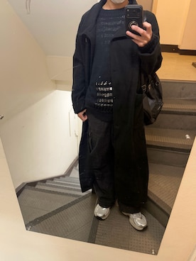 「SHEEN（シーン）のアイテム」を使った、JUNさん（メンズ・167cm）の冬コーディネート