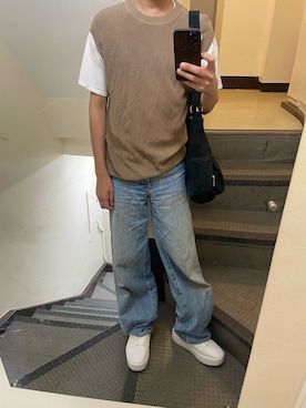 「FOREVER 21（フォーエバー トゥエンティーワン）のアイテム（トップス）」を使った、JUNさん（メンズ・167cm）の秋コーディネート